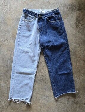 Two-Tone Avant Garde Jeans S M